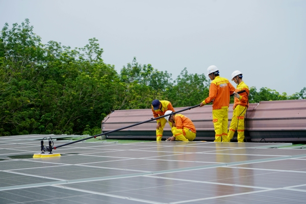 Entretien des panneaux solaires