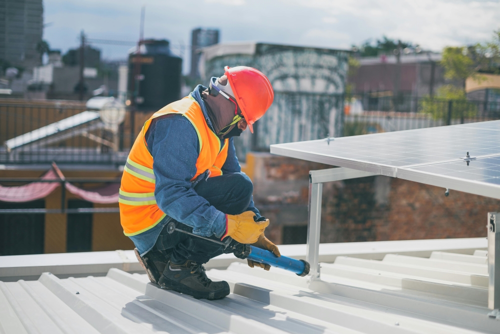 Branchement de panneaux solaires